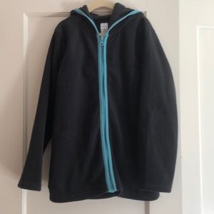 Carter’s dark grey size 8 fleece full zip jacket